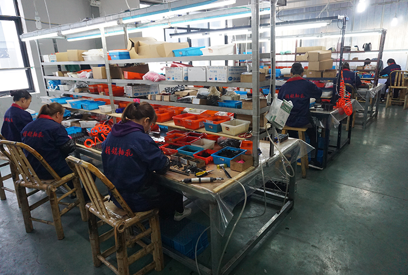 Slider assembly shop