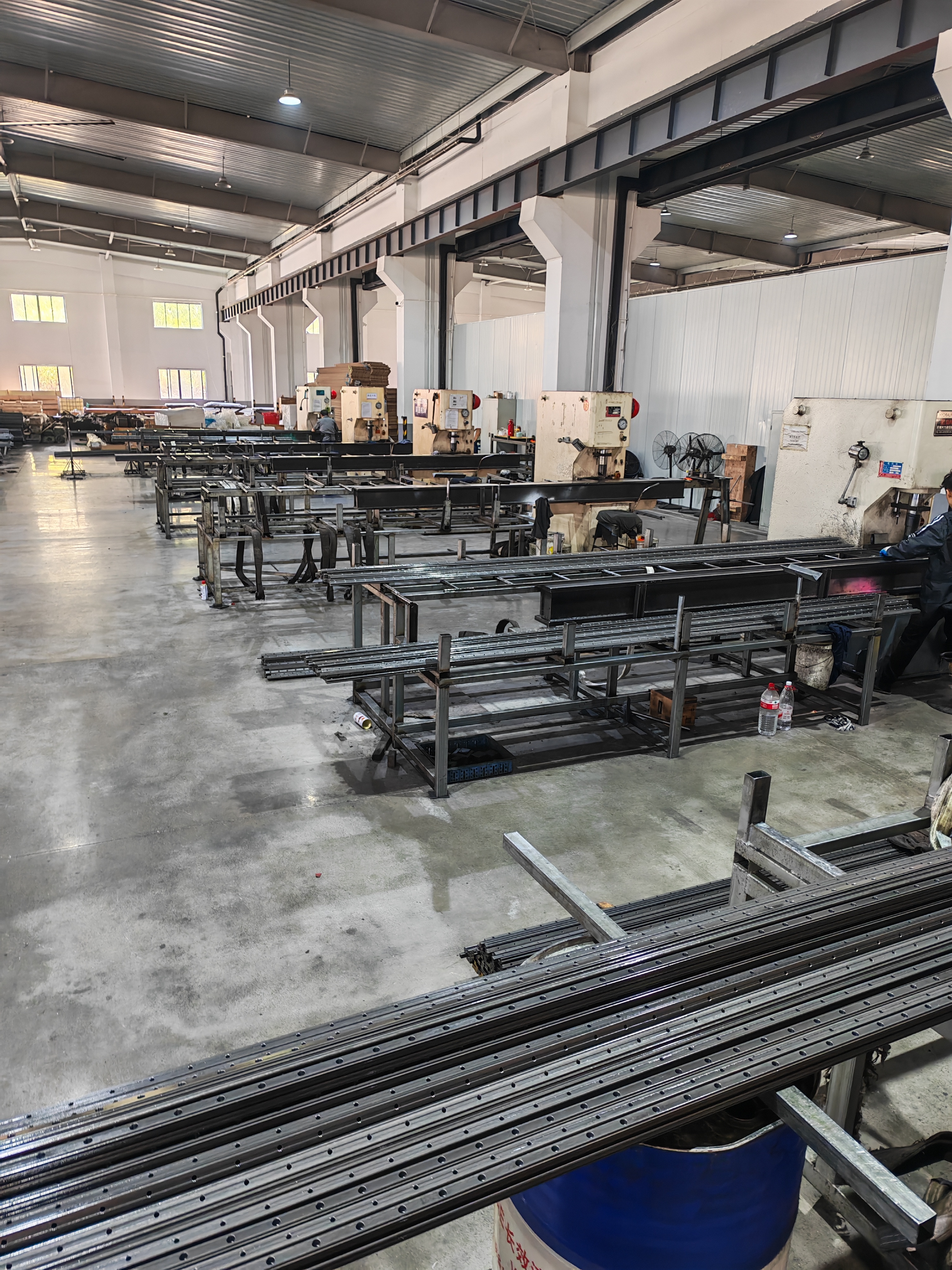 Rail drilling workshop